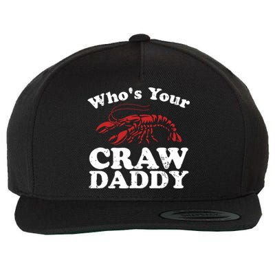 Who's Your Crawdaddy With Beads For Mardi Gras Carnival Gift Wool Snapback Cap