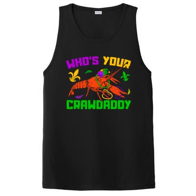 Whos Your Crawdaddy Mardi Gras Crawfish Carnival Parade Gift PosiCharge Competitor Tank