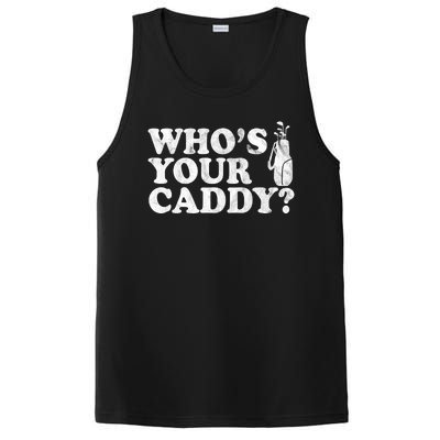 Whos Your Caddy Funny Golf PosiCharge Competitor Tank