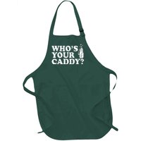 Whos Your Caddy Funny Golf Full-Length Apron With Pockets