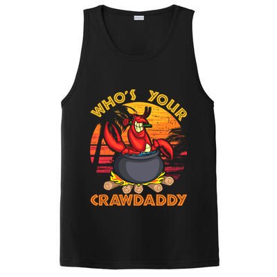 Who's Your Crawdaddy Cajun Crawfish Lobster Foodie Dad Gift PosiCharge Competitor Tank