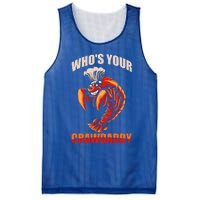 Who's Your Crawdaddy Crawfish Boil Crayfish Cajun Crawdad Cute Gift Mesh Reversible Basketball Jersey Tank