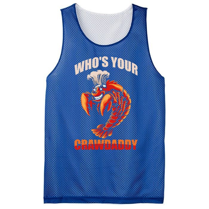 Who's Your Crawdaddy Crawfish Boil Crayfish Cajun Crawdad Cute Gift Mesh Reversible Basketball Jersey Tank