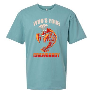 Who's Your Crawdaddy Crawfish Boil Crayfish Cajun Crawdad Cute Gift Sueded Cloud Jersey T-Shirt