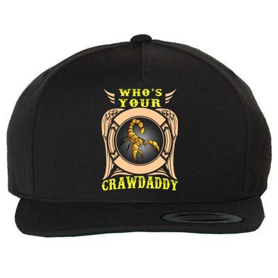 Who's Your Crawdaddy Crawfish Mardi Gras Gift Wool Snapback Cap