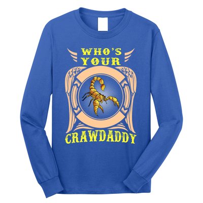 Who's Your Crawdaddy Crawfish Mardi Gras Gift Long Sleeve Shirt