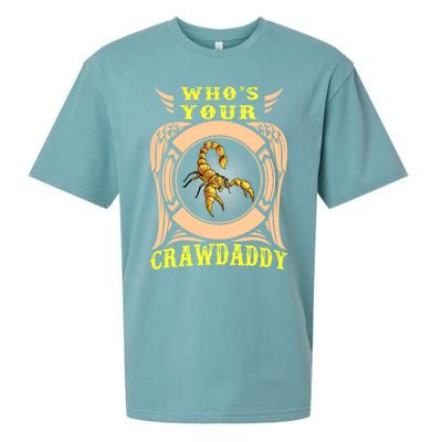 Who's Your Crawdaddy Crawfish Mardi Gras Gift Sueded Cloud Jersey T-Shirt