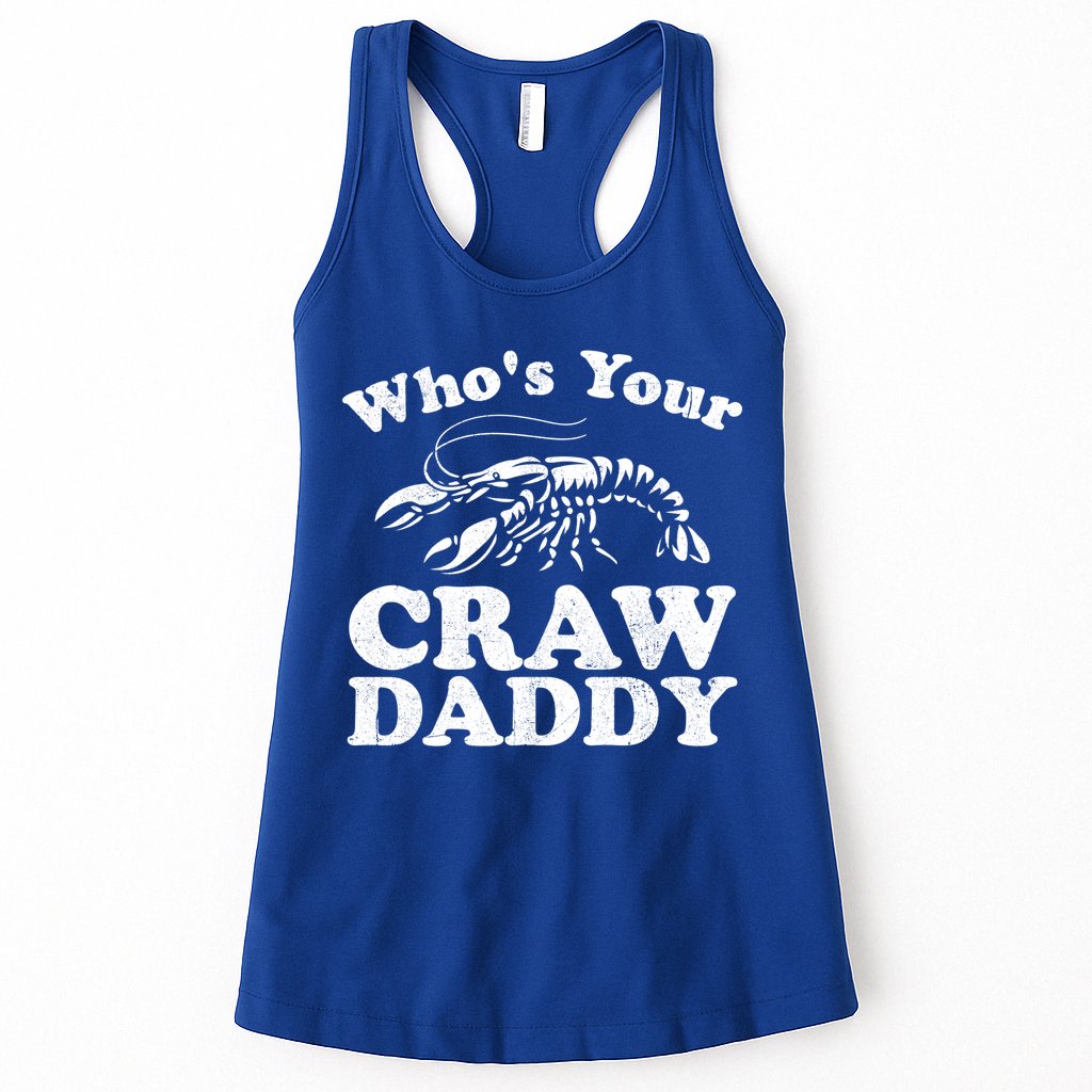 Who's Your Crawdaddy Funny Crawfish Boil Mardi Gras Cajun Cute Gift Womens Tank Top