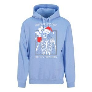 When YouRe Dead Inside But ItS Christmas Skeleton Coffee Cool Gift Unisex Surf Hoodie