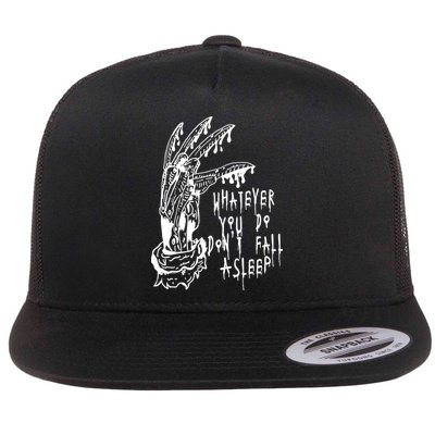 Whatever You Do Don't Fall Asleep Nightmare Horror Freddy Hand Halloween Costume Flatbill Hat
