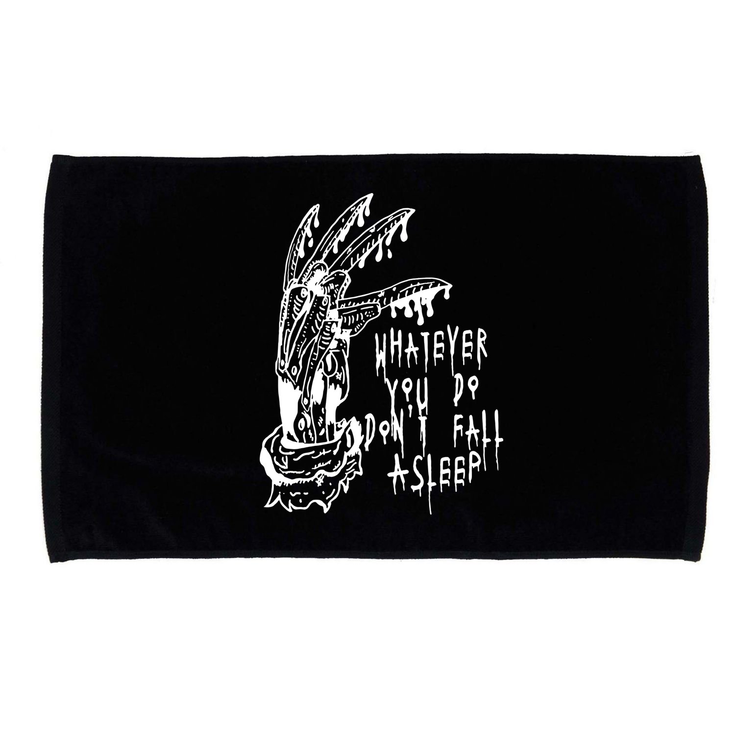 Whatever You Do Don't Fall Asleep Nightmare Horror Freddy Hand Halloween Costume Microfiber Hand Towel