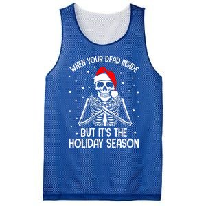 When YouRe Dead Inside But ItS Holiday Christmas Season Gift Mesh Reversible Basketball Jersey Tank