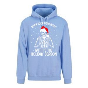 When YouRe Dead Inside But ItS Holiday Christmas Season Gift Unisex Surf Hoodie