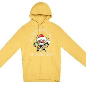 When YouRe Dead Inside But ItS Holiday Season Skull Santa Gift Premium Pullover Hoodie