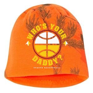 WhoS Your Daddy Denver Basketball Kati - Camo Knit Beanie