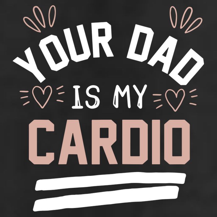 Womens YOUR DAD IS MY CARDIO 11oz C Handle Ceramic Mug