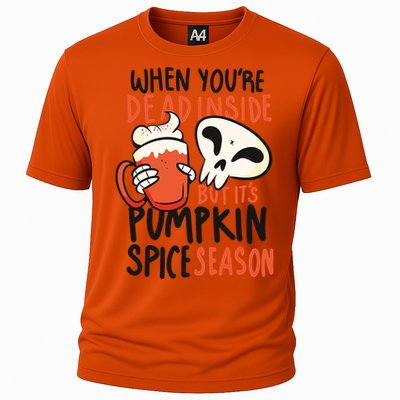 When You're Dead Inside Pumpkin Season Cooling Performance Crew T-Shirt