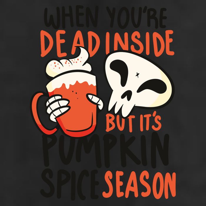 When You're Dead Inside Pumpkin Season Adult Drive Performance Visor