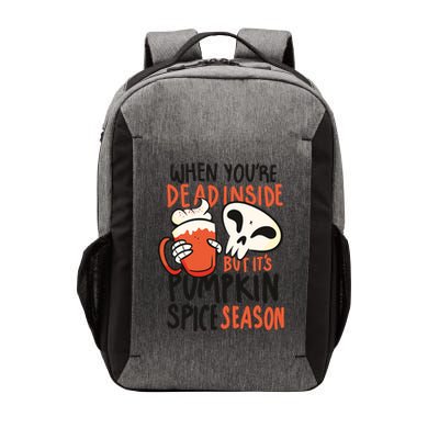 When You're Dead Inside Pumpkin Season Vector Backpack