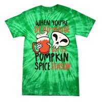 When You're Dead Inside Pumpkin Season Tie-Dye T-Shirt