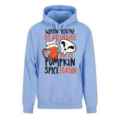 When You're Dead Inside Pumpkin Season Unisex Surf Hoodie