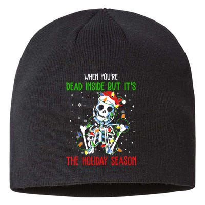 When Youre Dead Inside But Its The Holiday Season Sustainable Beanie