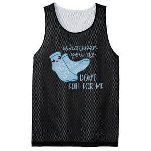 Whatever You Do Dont Fall For Me Funny RN PCT CNA Nurse Mesh Reversible Basketball Jersey Tank