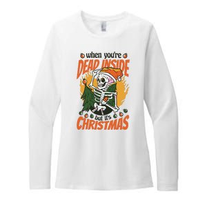 When You're Dead Inside But It's Christmas Womens CVC Long Sleeve Shirt