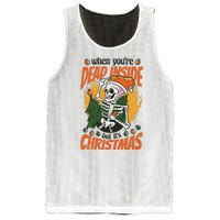 When You're Dead Inside But It's Christmas Mesh Reversible Basketball Jersey Tank