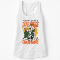 When You're Dead Inside But It's Christmas Womens Tank Top
