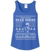 When YouRe Dead Inside But ItS Christmas Funny Ugly Xmas Gift Ladies Essential Tank