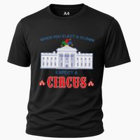 When You Elect A Clown Expect A Circus Anti Trump Cooling Performance Crew T-Shirt