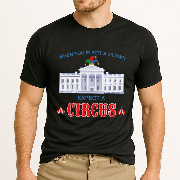 When You Elect A Clown Expect A Circus Anti Trump Cooling Performance Crew T-Shirt