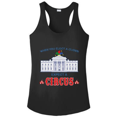 When You Elect A Clown Expect A Circus Anti Trump Ladies PosiCharge Competitor Racerback Tank