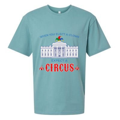 When You Elect A Clown Expect A Circus Anti Trump Sueded Cloud Jersey T-Shirt