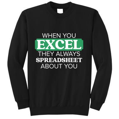 When You Excel Everyone Will Spreadsheet About You Sweatshirt