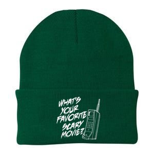 Whats Your Favorite Scary Movie Halloween Horror Movie Knit Cap Winter Beanie