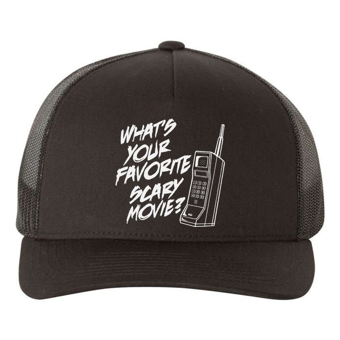 Whats Your Favorite Scary Movie Halloween Horror Movie Yupoong Adult 5-Panel Trucker Hat