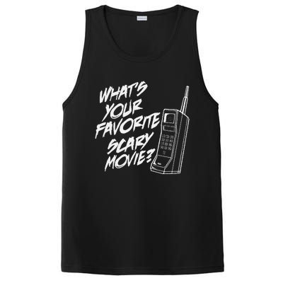 Whats Your Favorite Scary Movie Halloween Horror Movie PosiCharge Competitor Tank