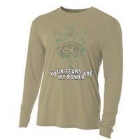 Witch Your Fears Are My Power Magical Wicked Vampy Fun Cooling Performance Long Sleeve Crew