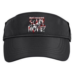 Whats Your Favorite Scary Movie? Horror Film Adult Drive Performance Visor