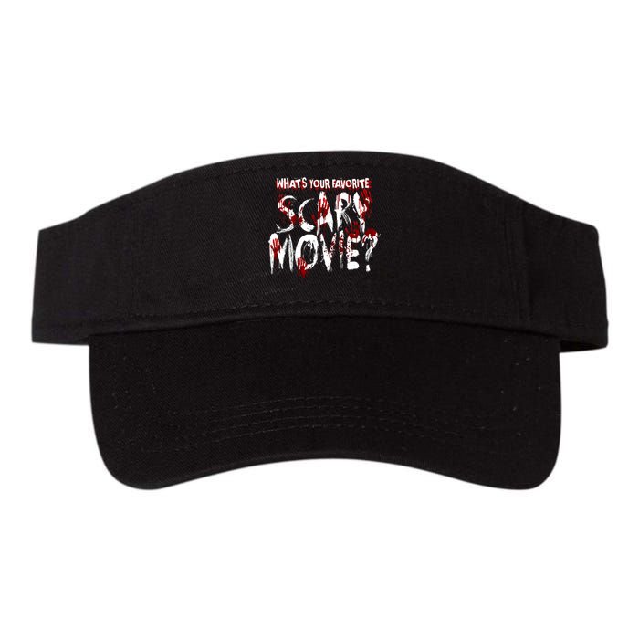 Whats Your Favorite Scary Movie? Horror Film Valucap Bio-Washed Visor