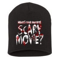 Whats Your Favorite Scary Movie? Horror Film Short Acrylic Beanie