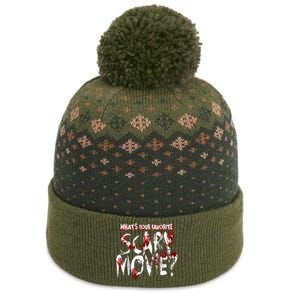 Whats Your Favorite Scary Movie? Horror Film The Baniff Cuffed Pom Beanie