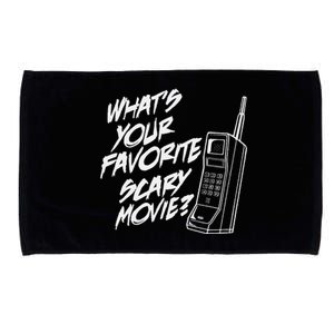 WhatS Your Favorite Scary Movie Halloween Horror Movie Microfiber Hand Towel