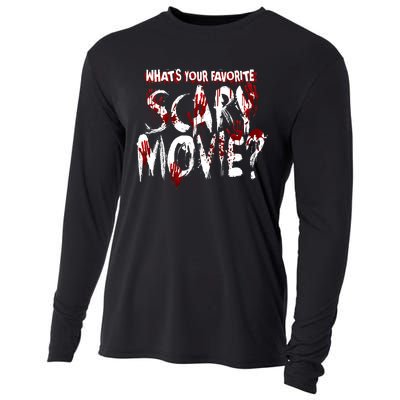 Whats Your Favorite Scary Movie? Horror Film Cooling Performance Long Sleeve Crew