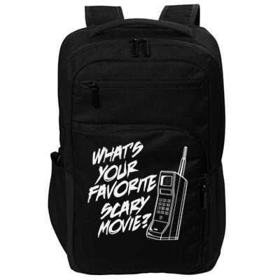 What's Your Favorite Scary Movie? Halloween Horror Movie Impact Tech Backpack