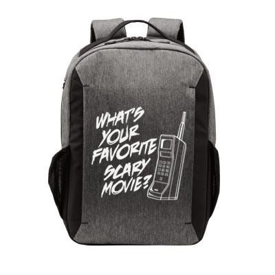 What's Your Favorite Scary Movie? Halloween Horror Movie Vector Backpack