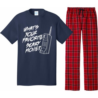 What's Your Favorite Scary Movie? Halloween Horror Movie Pajama Set