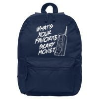 What's Your Favorite Scary Movie? Halloween Horror Movie 16 in Basic Backpack